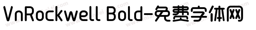 VnRockwell Bold字体转换